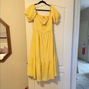 NWT Abercrombie Yellow Dress